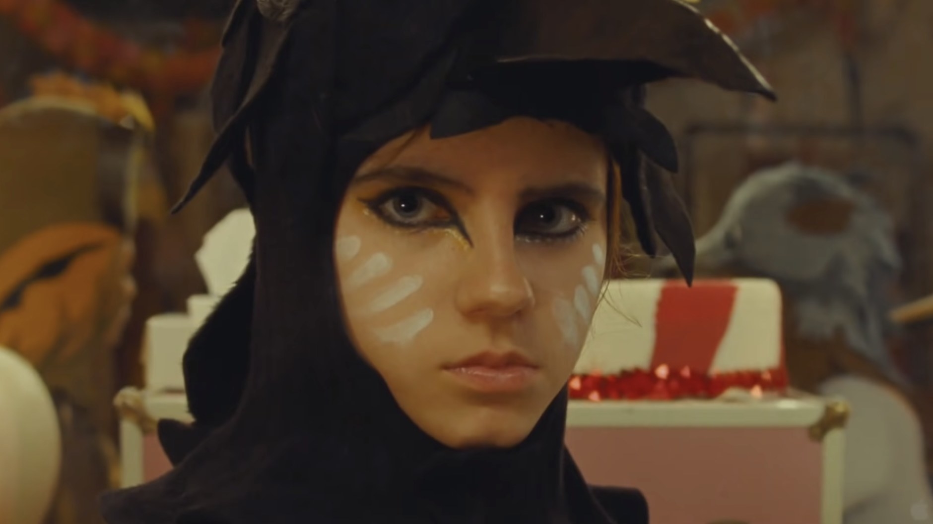 Kara Hayward dressed as a bird in Moonrise Kingdom