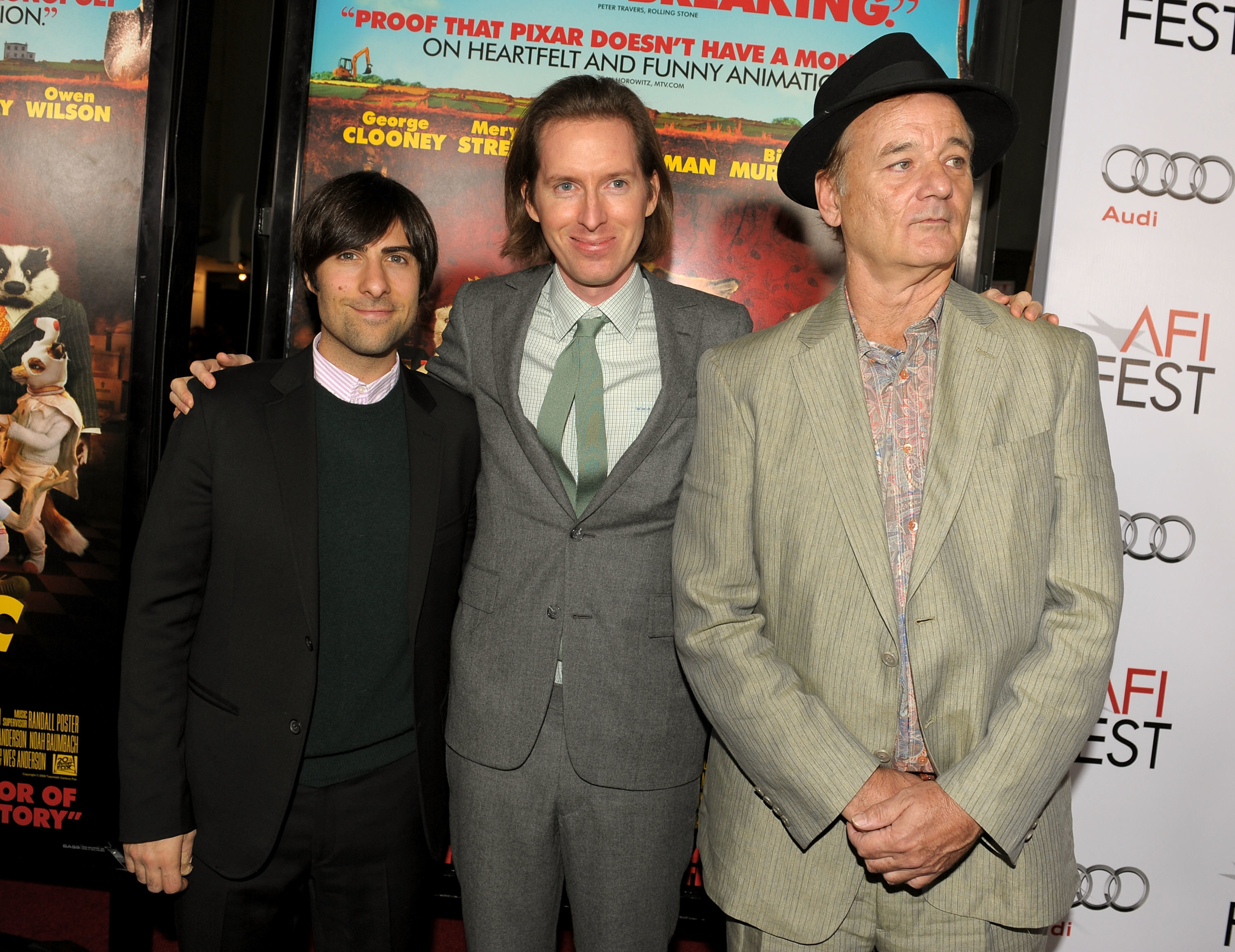 Jason Schwartzman, Wes Anderson, and Bill Murray