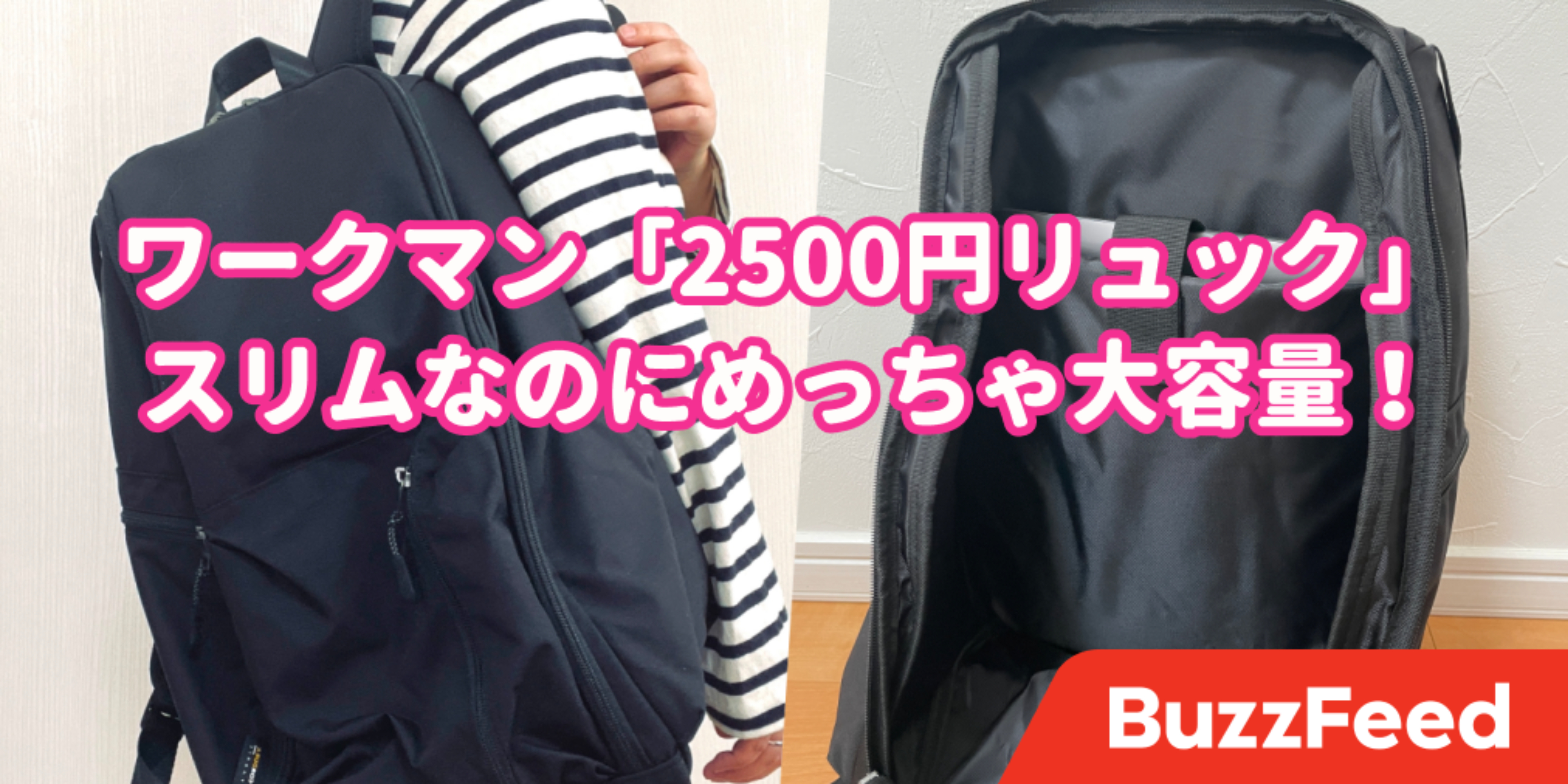 結局コレばっか使っちゃう。ワークマンの「2500円リュック」スリム