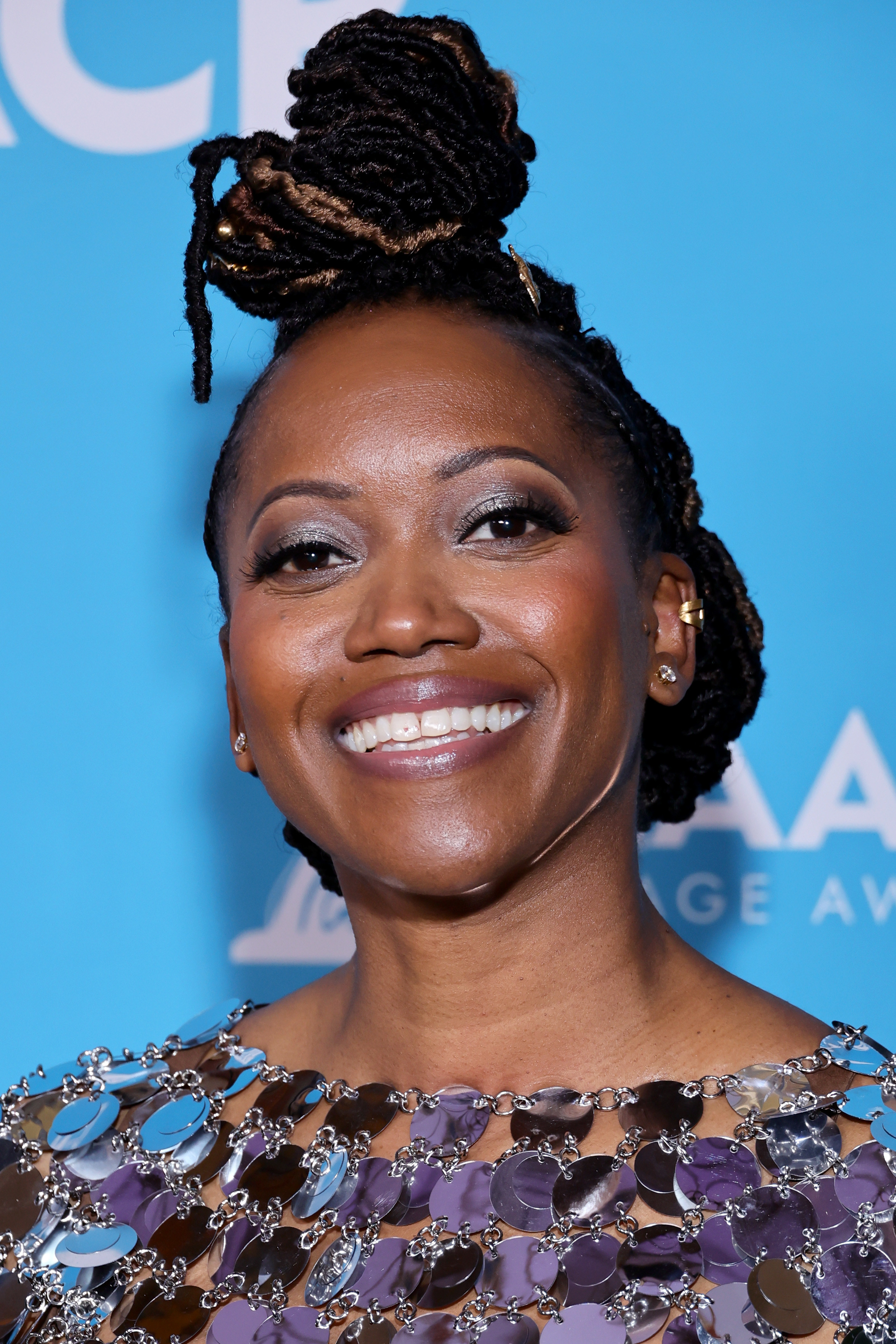 Erika Alexander attends the 53rd NAACP Image Awards