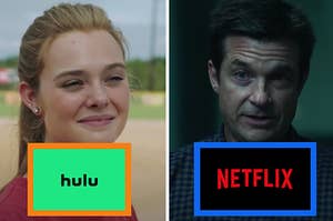 The Girl From Plainville is on the left marked "hulu" with Marty marked "Netflix" on the right