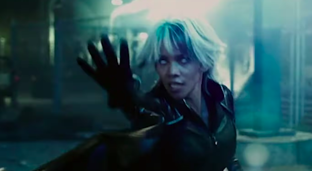 Storm using her powers