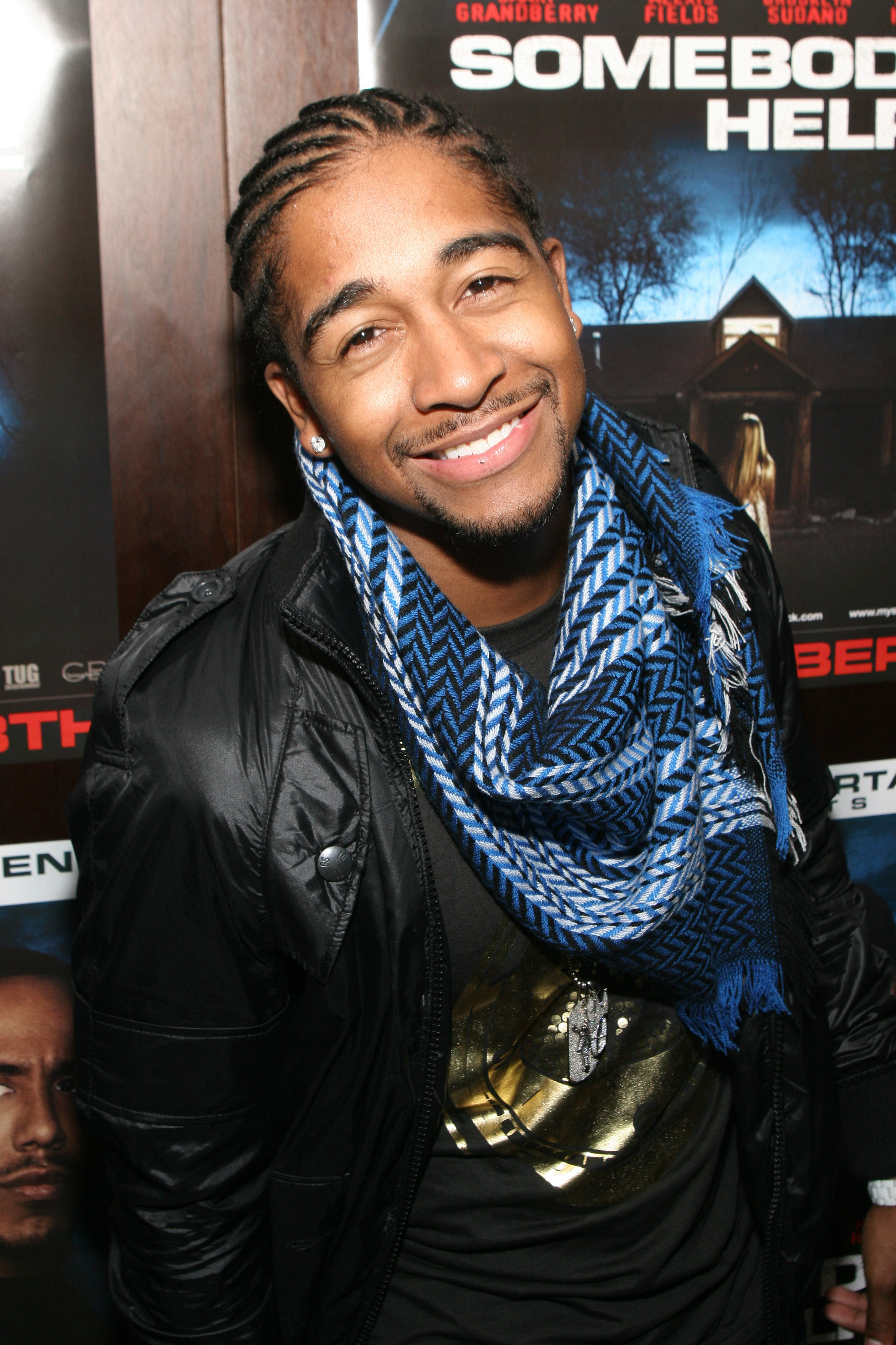 Omarion arrives at the &quot;Somebody Help Me&quot; premiere on November 12, 2007
