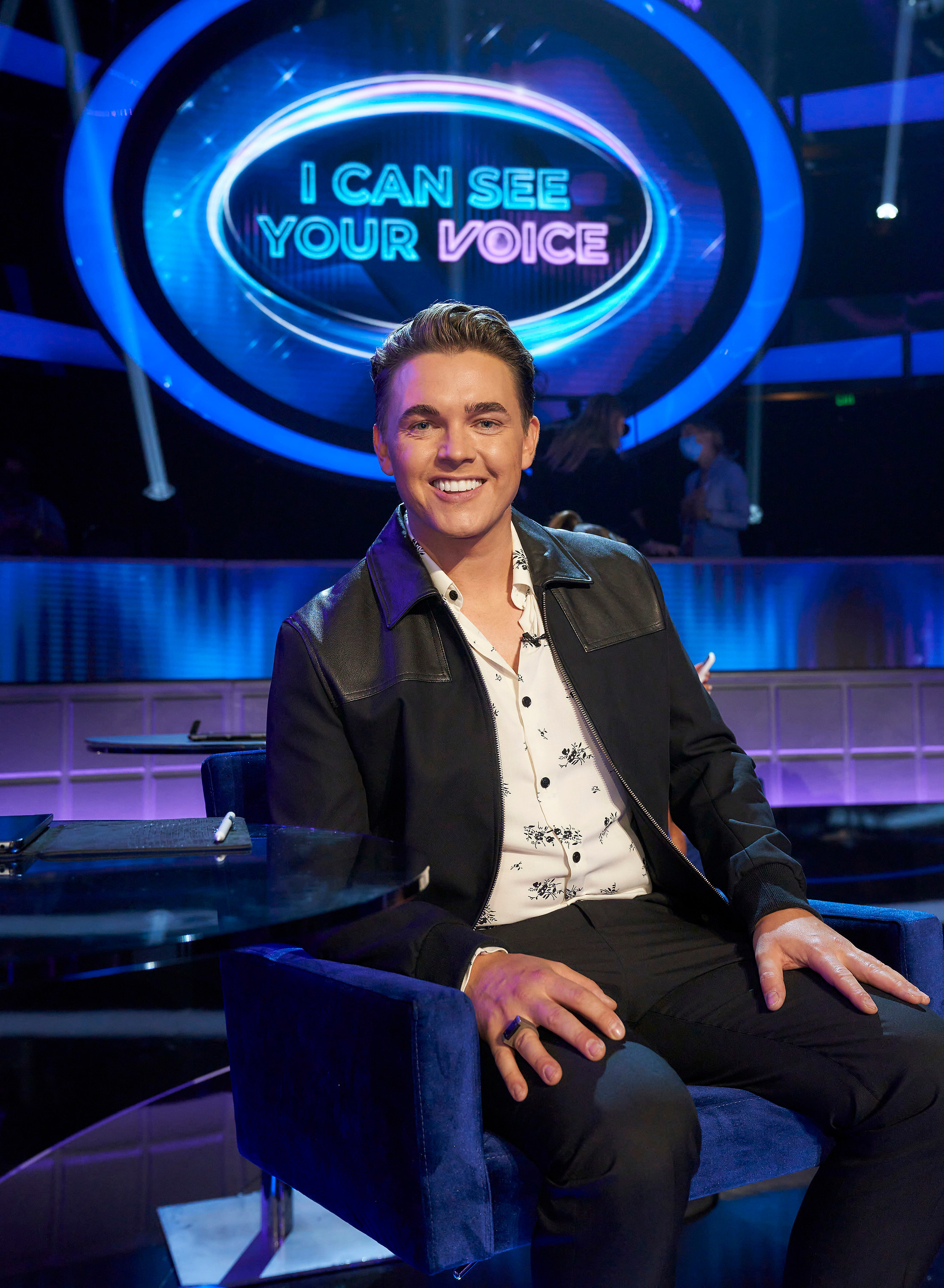 Jesse McCartney poses for a photo during an episode of &quot;I Can See Your Voice&quot;