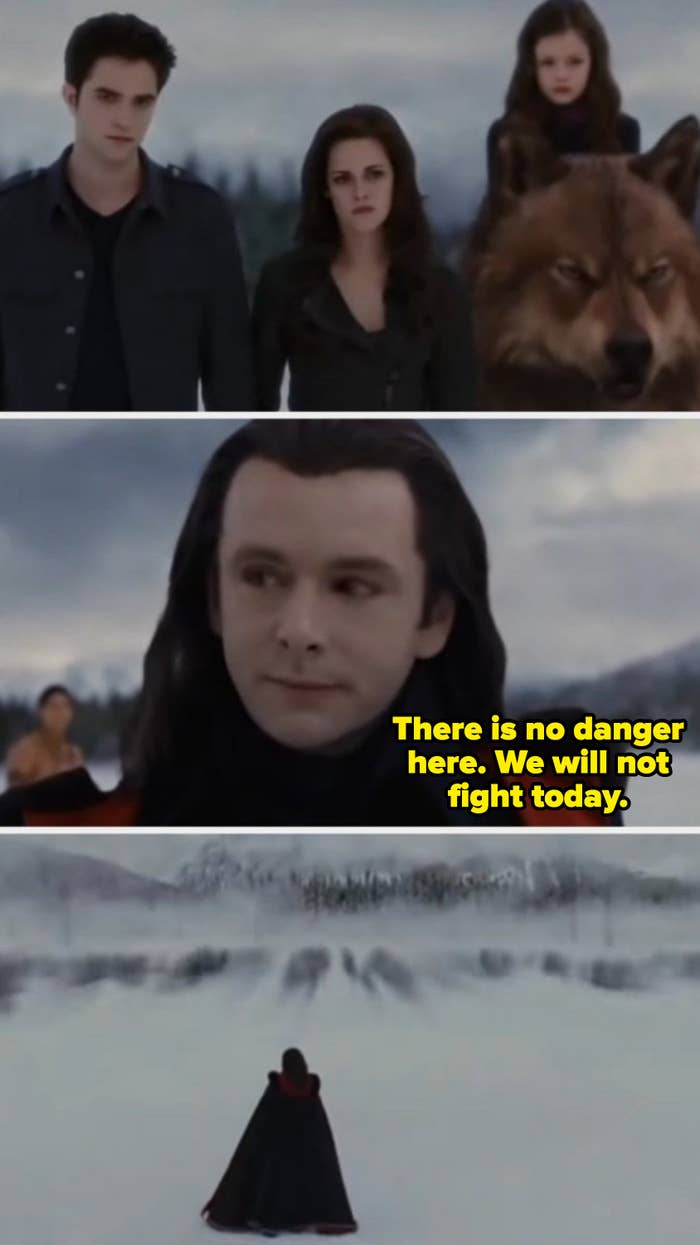 Aro: &quot;There is no danger here. We will not fight today&quot;