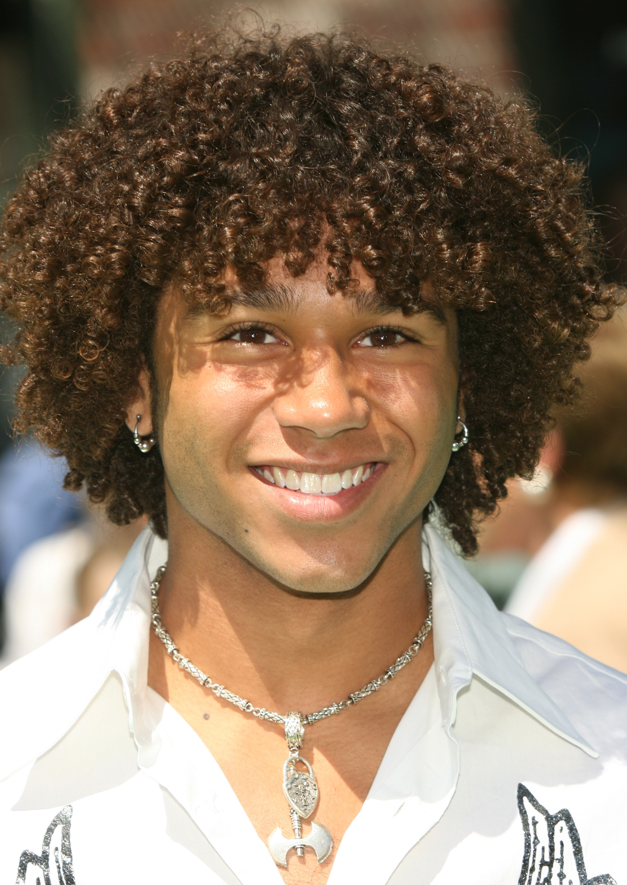 Corbin Bleu smiles at the &quot;Shrek The Third&quot; premiere on May 6, 2007
