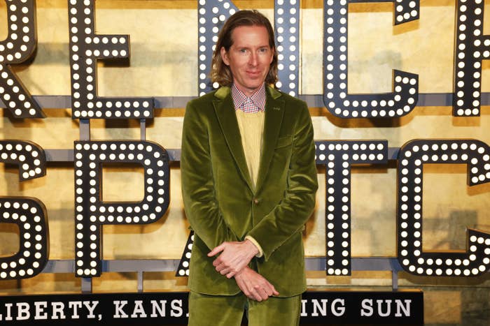 Wes Anderson attends the "The French Dispatch" Italian preview photocall