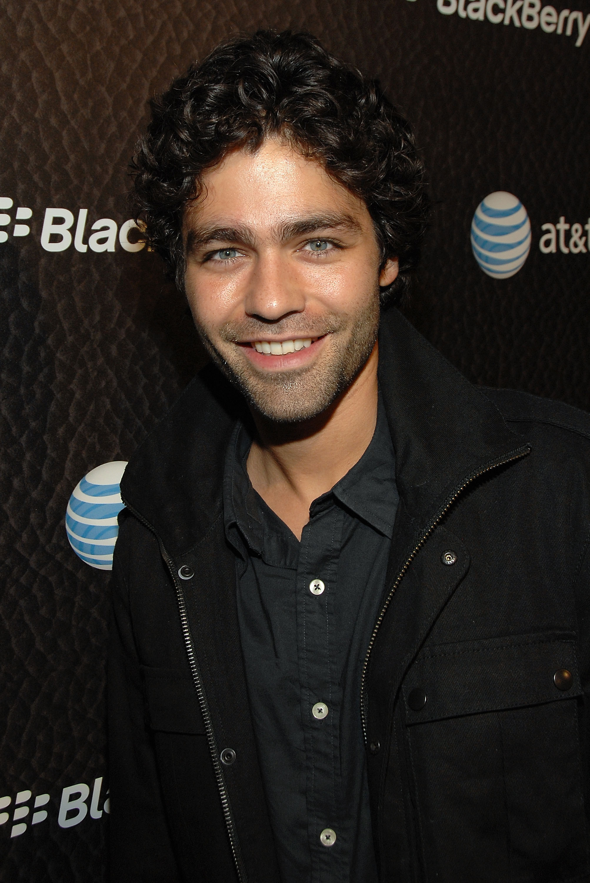 Adrian Grenier poses at a launch party for Blackberry Bold on October 30, 2008