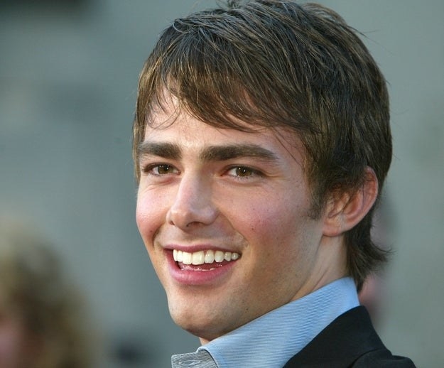 Jonathan Bennett attends the 2004 premiere of &quot;Mean Girls&quot; on April 19, 2004