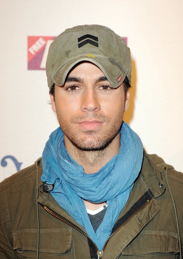 Enrique Iglesias attends the Jingle Bell Ball event on December 10, 2008