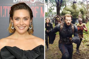 Elizabeth Olsen and Avengers: Infinity War