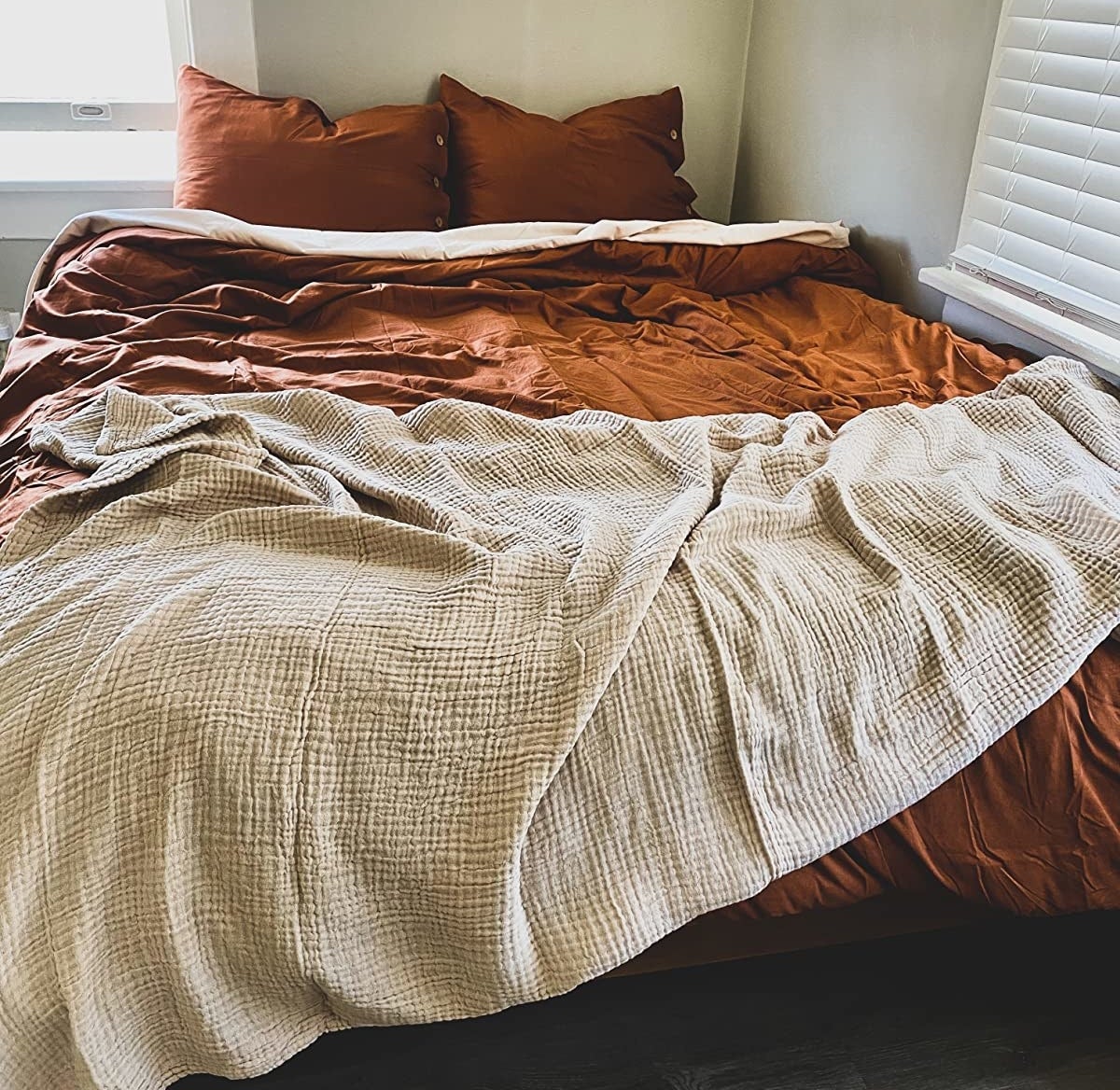 the blanket on a reviewer&#x27;s bed