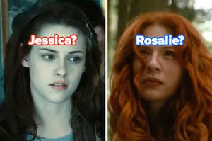 Bella and Victoria labeled Jessica and Rosalie