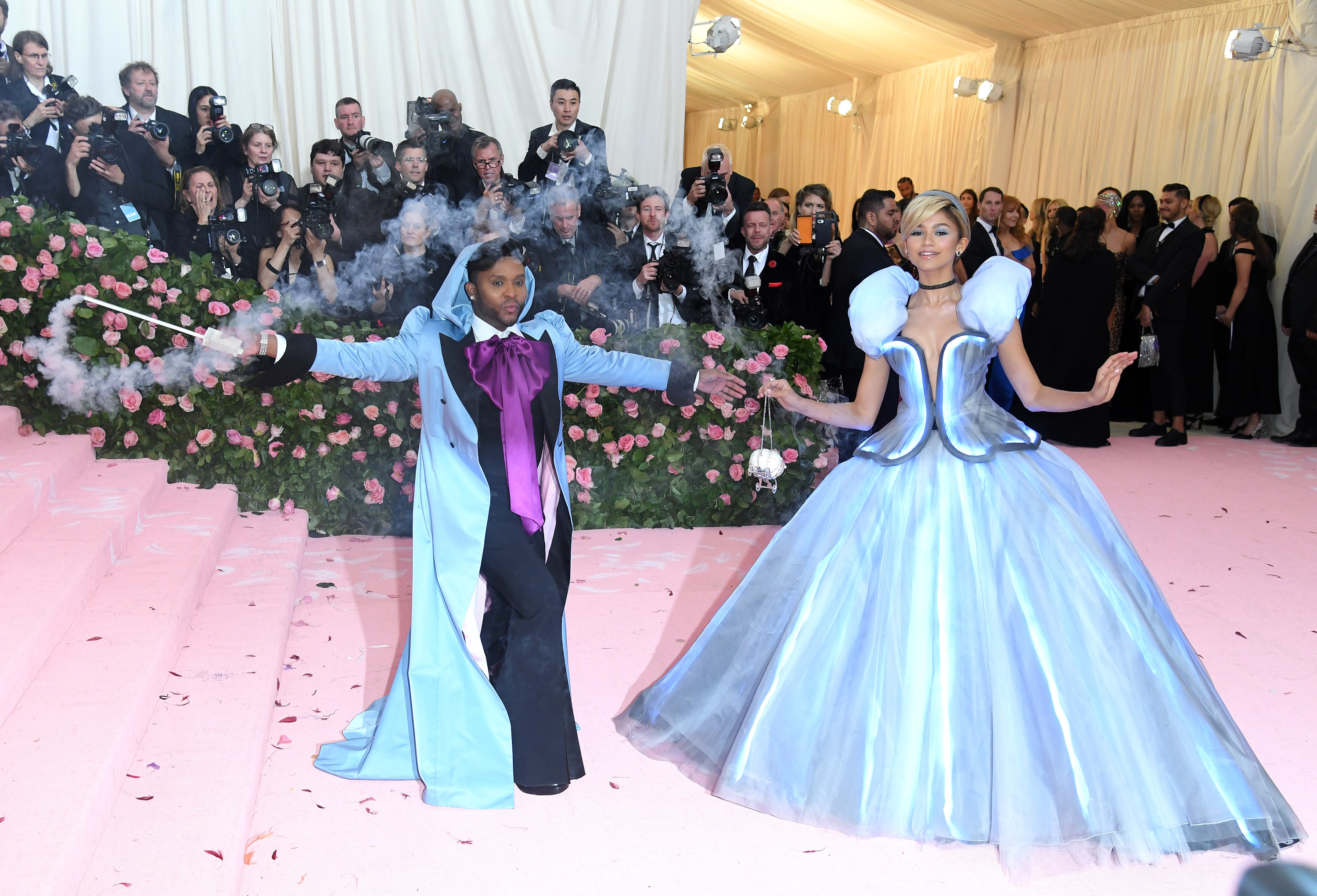 Zendaya and Law Roach at the 2019 Met Gala