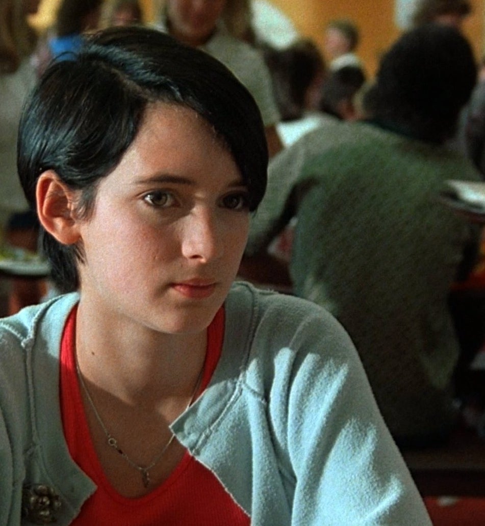 A young Winona Ryder