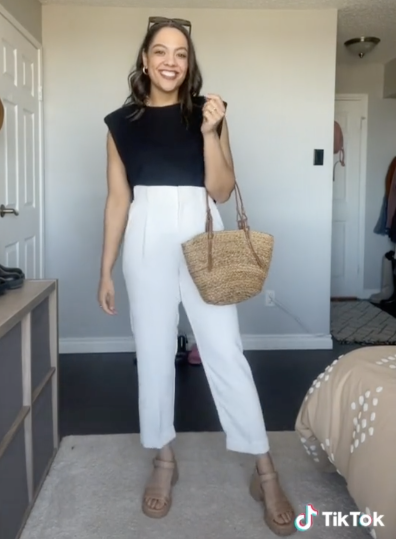 TikTok Woman Updates Millennial Outfits