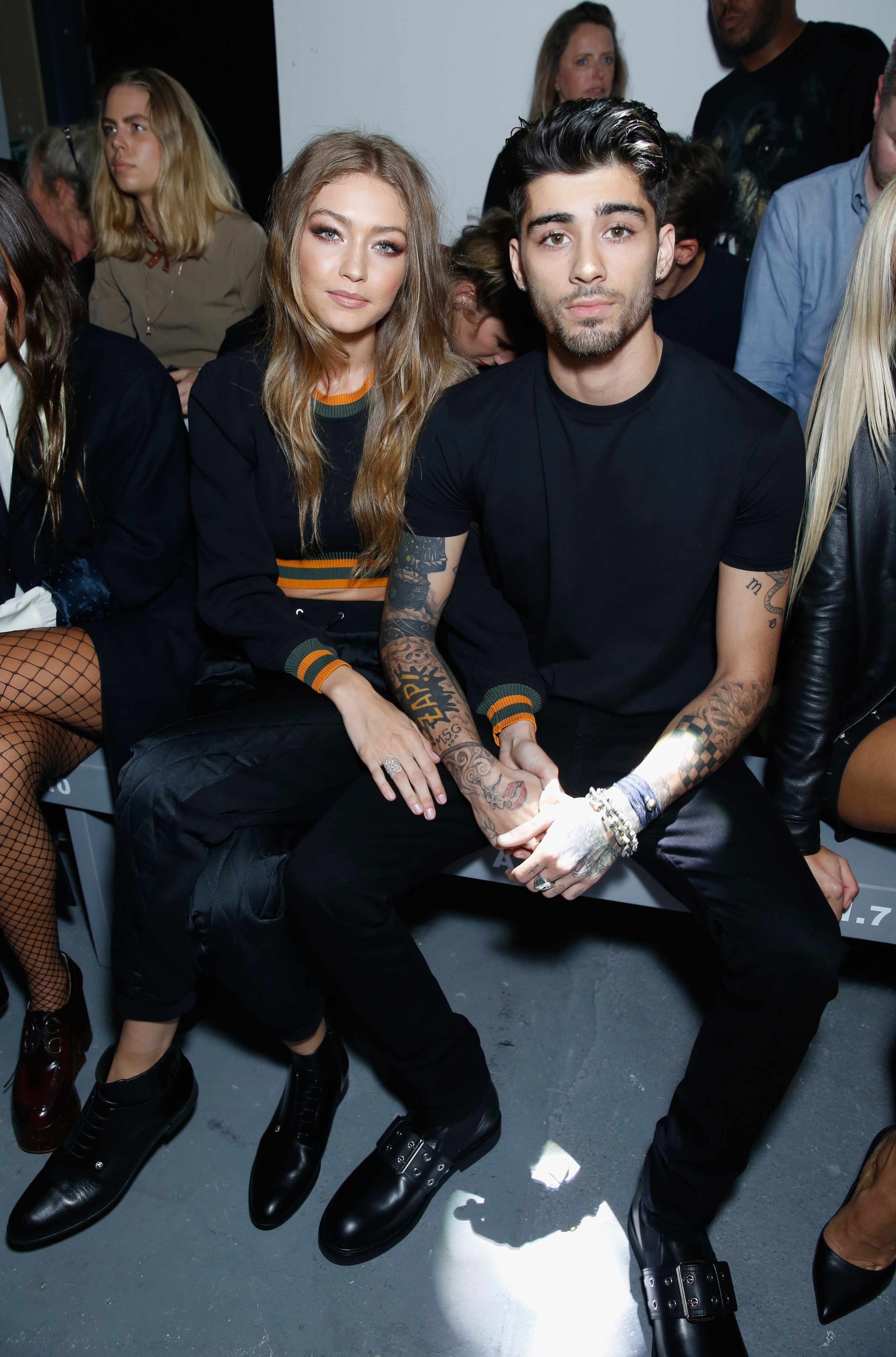 Gigi and Zayn together back when they were dating