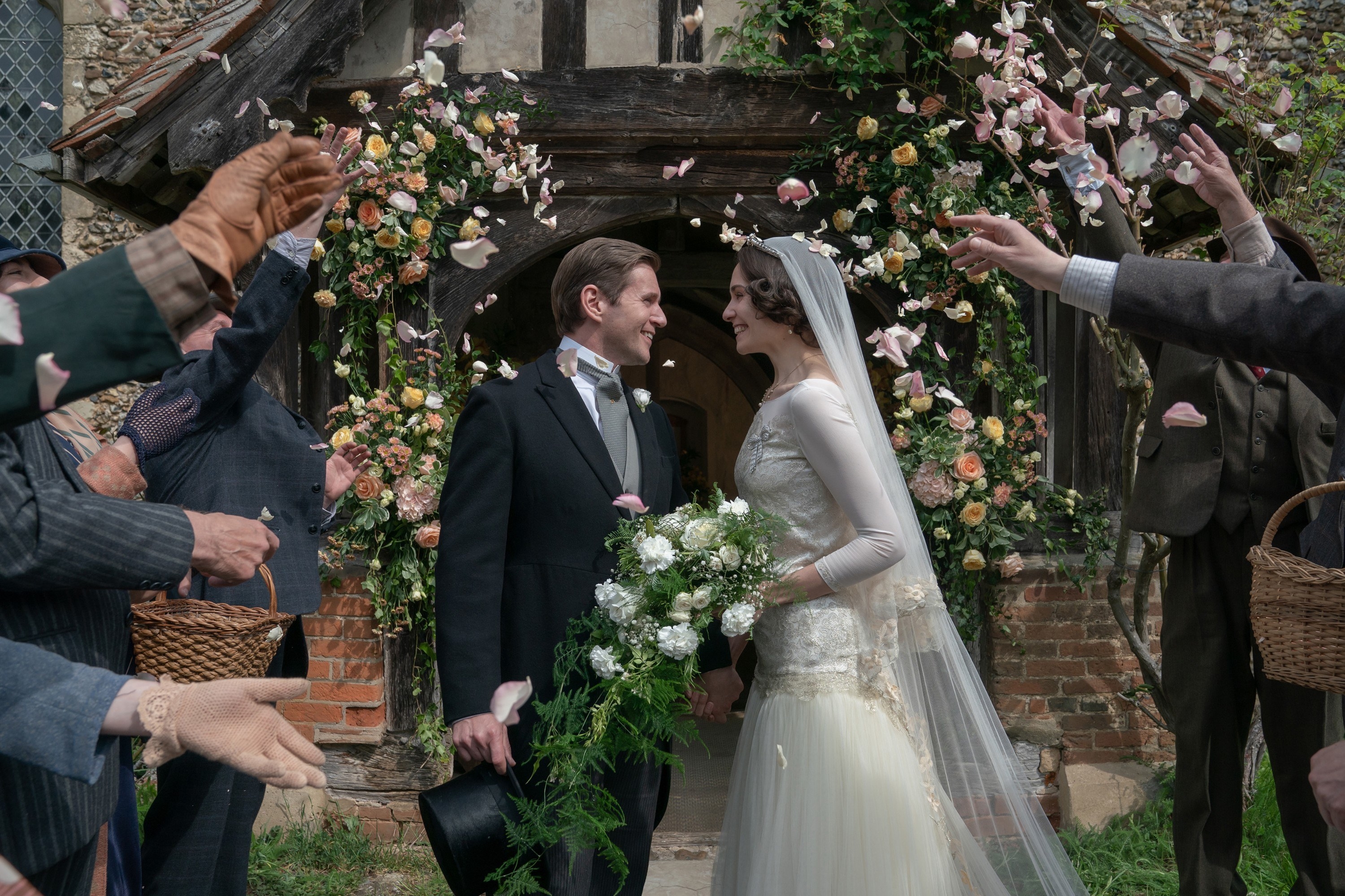 A wedding scene from &quot;Downton Abbey: A New Era&quot;