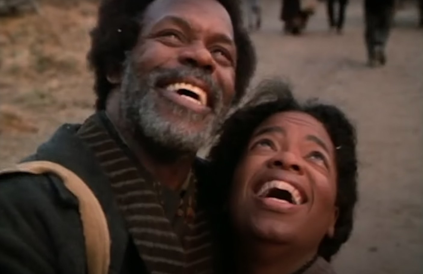 Oprah Winfrey and Danny Glover in &quot;Beloved&quot;