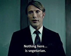 Mads Mikkelsen saying &quot;nothing here is vegetarian&quot; in Hannibal
