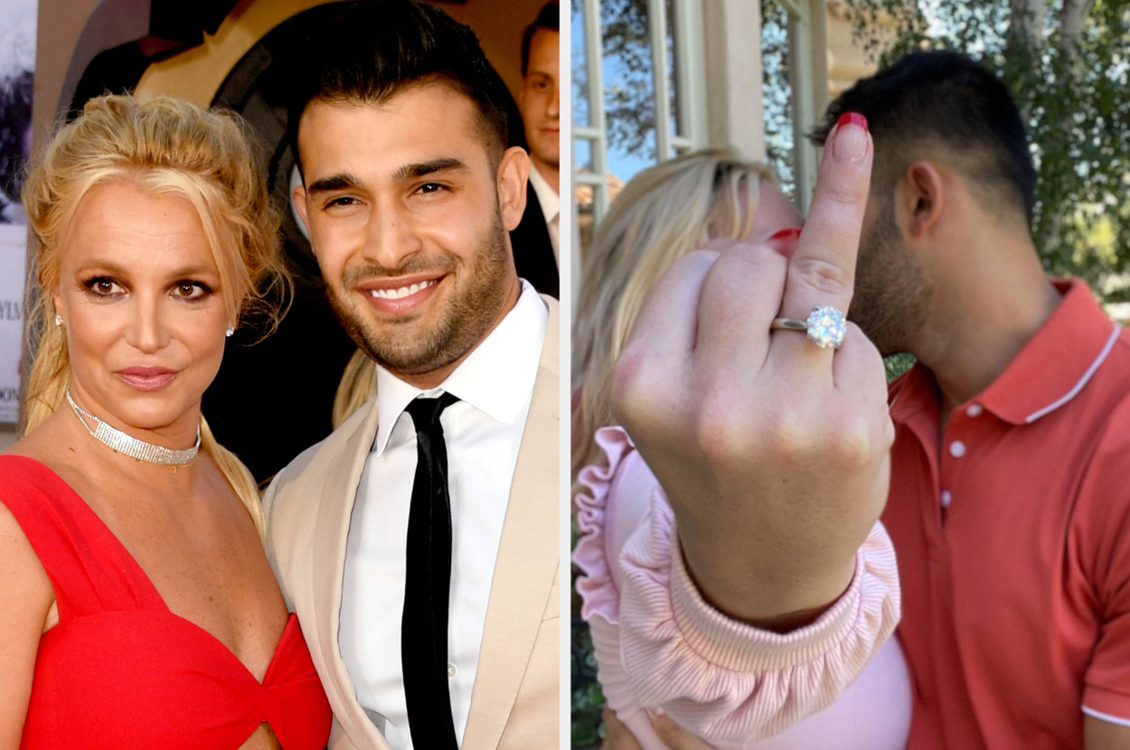 See Britney Spears and Sam Asghari's Classic Wedding Rings