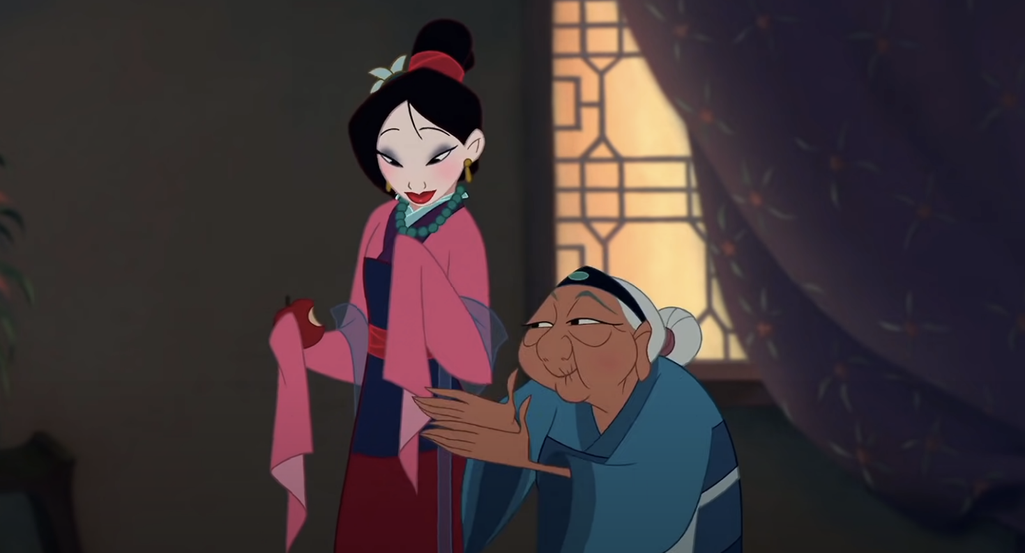 与她的grandmothre木兰在中国传统服装