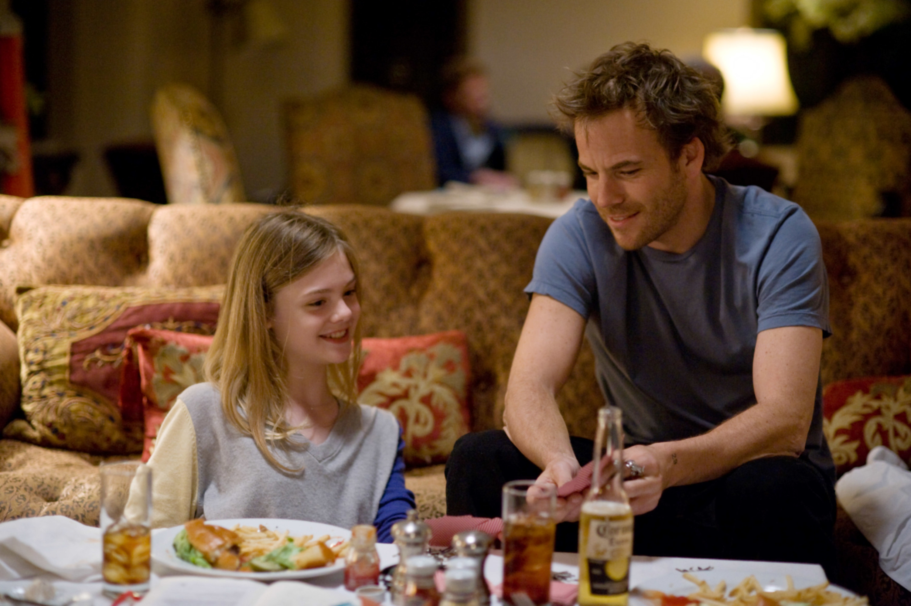 elle fanning and stephen dorff in somewhere