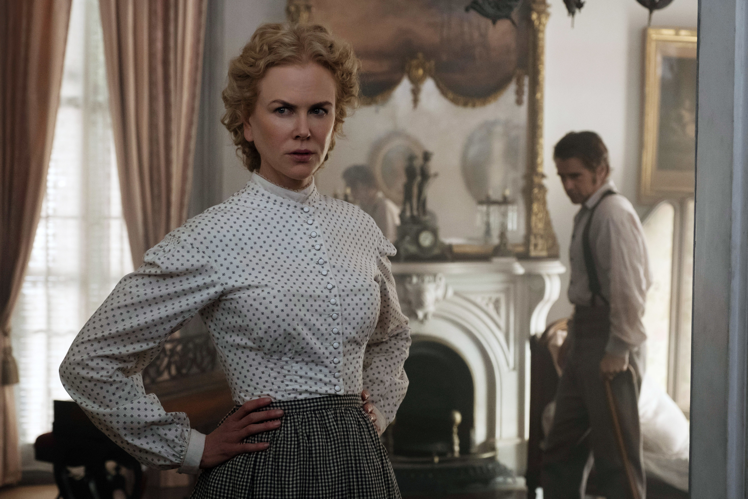 nicole kidman and colin farrell in the beguiled