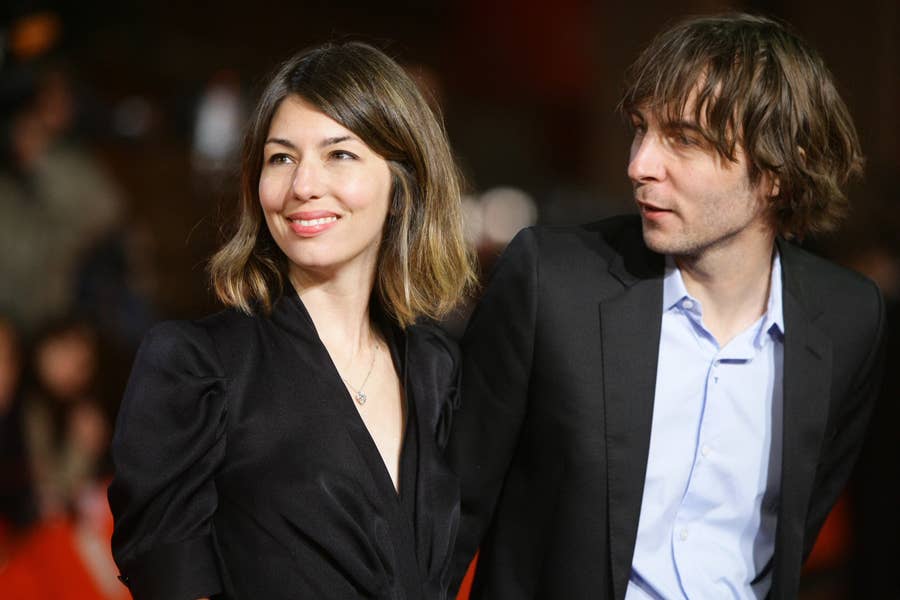 Sofia Coppola and Thomas Mars both cut very casual figures while