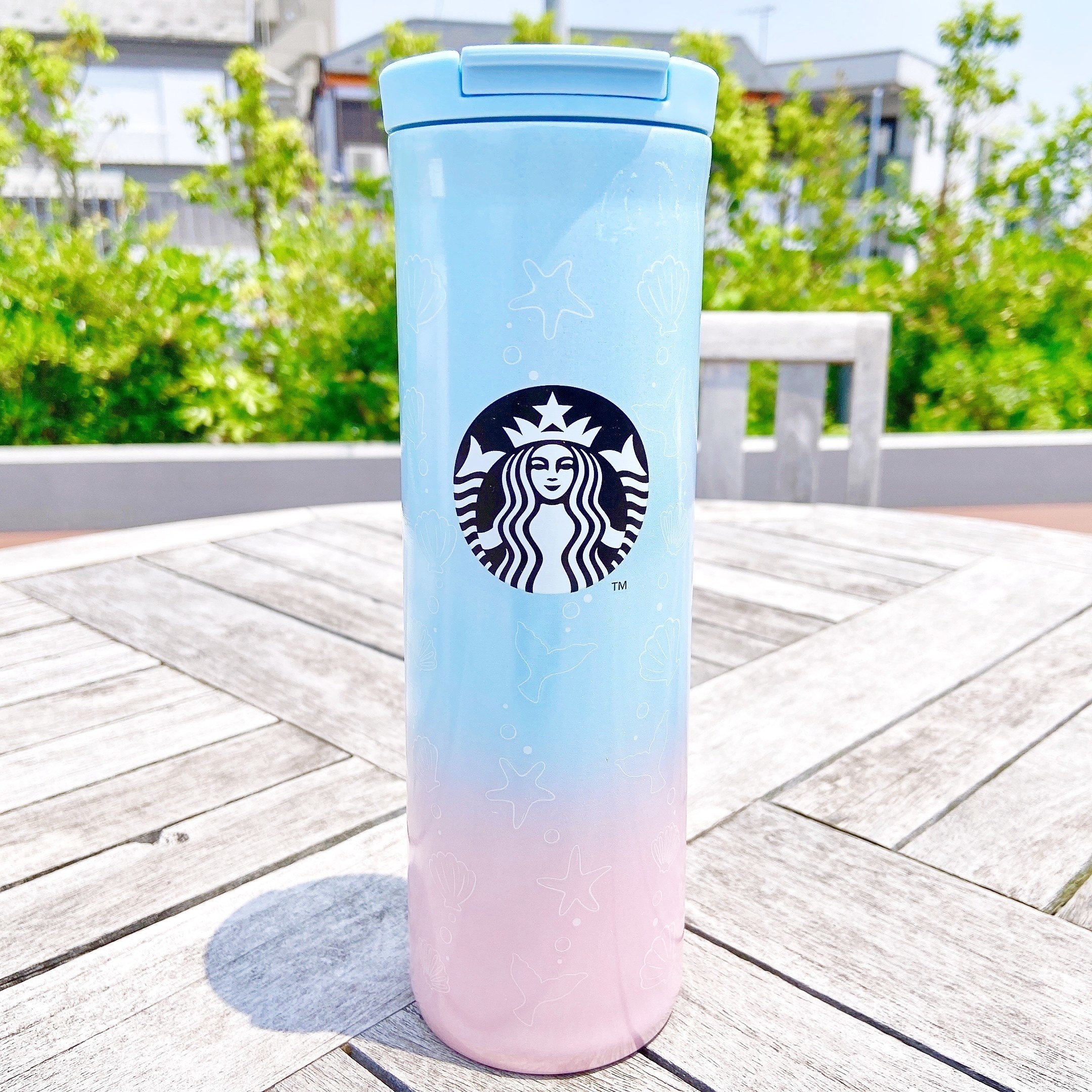 Starbucks（スターバックス）の2022新作「ステンレスボトルビーチグラデーション473ml」が夏におすすめのタンブラー