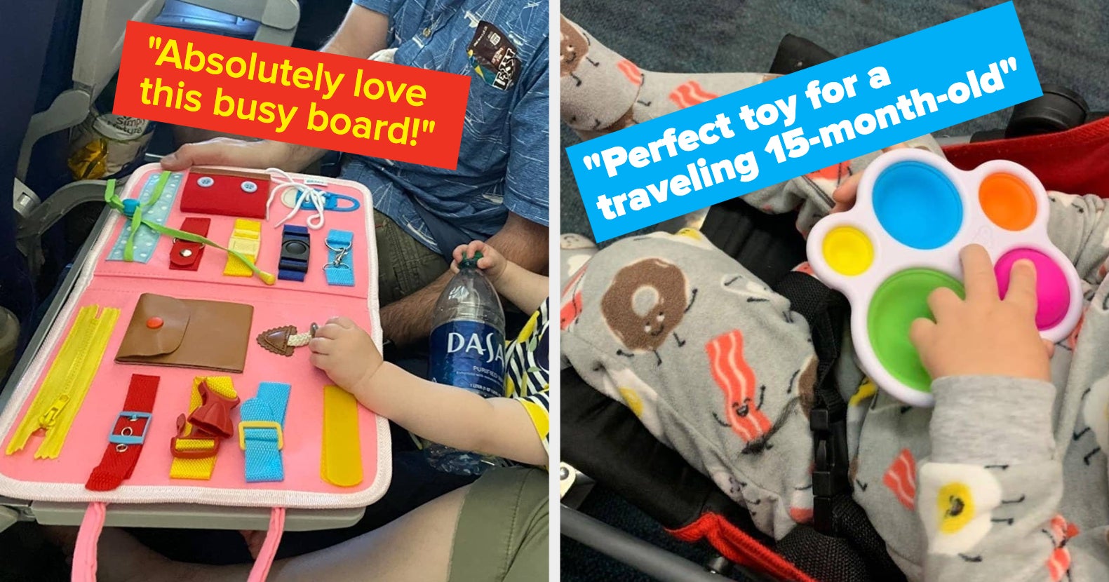 PRESCHOOL Travel Busy Box ages 3 Road Trip & Airplane Activities Car Plane  Kids Travel Gift Set Travel Toys Entertainment 