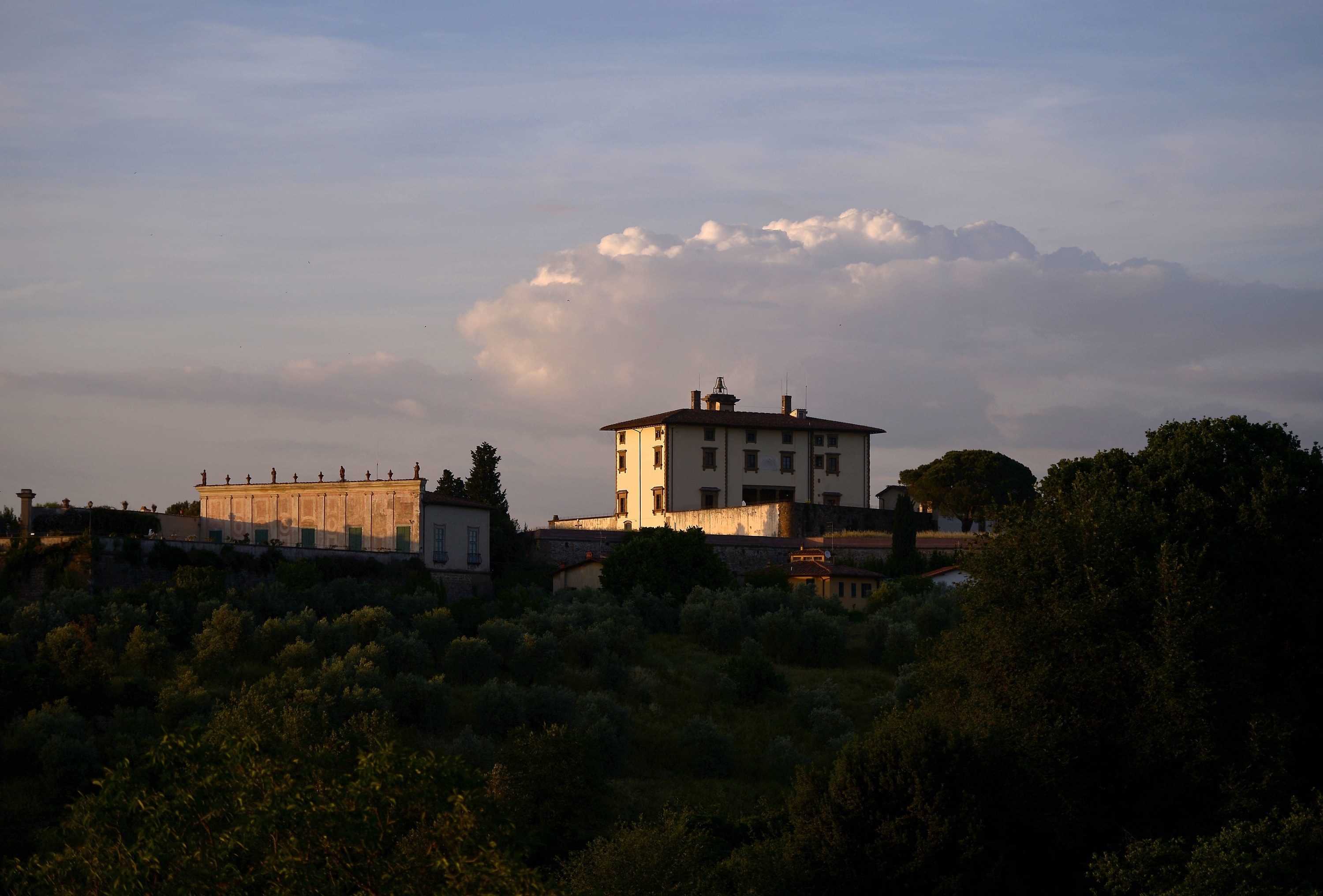 Forte Belvedere at sunset on May 20, 2014