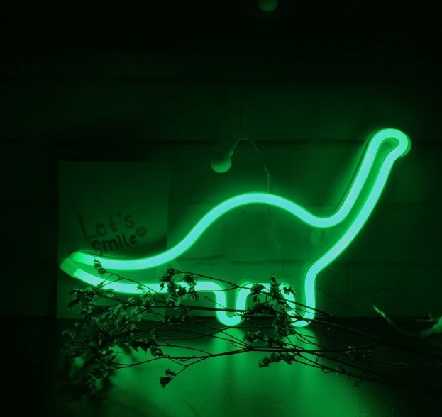Lámpara de dinosaurio