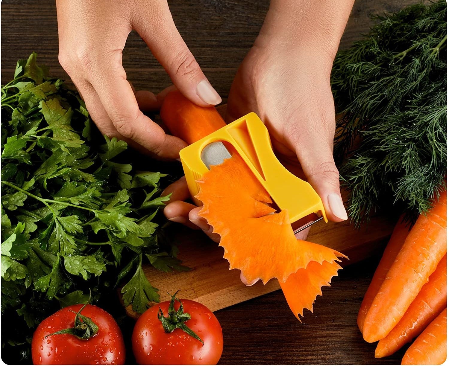 giant sharpener sharpens carrot