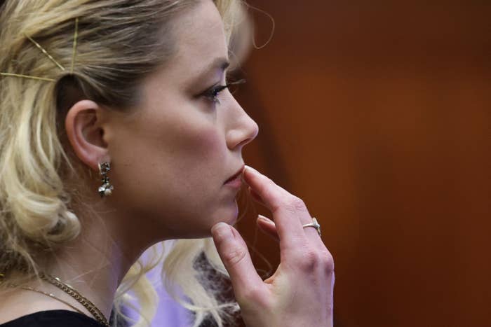 Profile of Amber in court