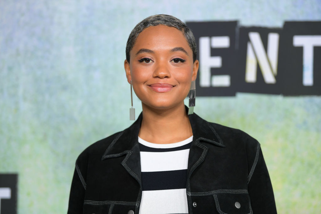 Kiersey Clemons attends the press junket for &quot;RENT&quot; at Fox Studio Lot on January 8, 2019 in Century City, California
