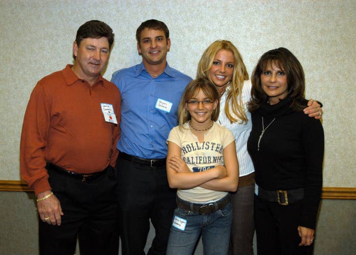 Britney Spears&#x27;s family: Jamie Spears, Bryan Spears, Jamie-Lynn Spears, Britney Spears and Lynne Spears