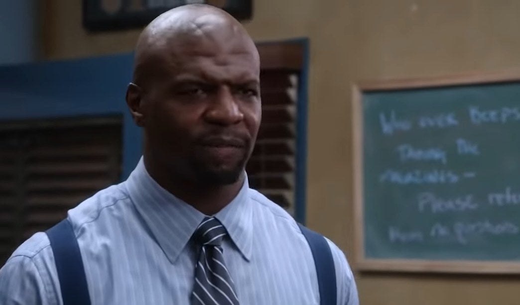 Terry in the precinct break room in &quot;Brooklyn Nine-Nine&quot;