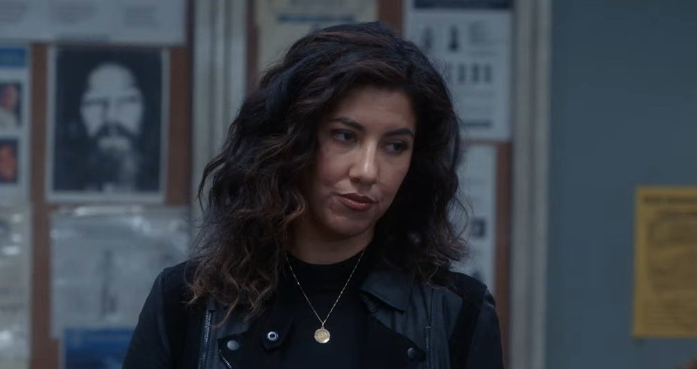 Rosa in the precinct conference room in "Brooklyn Nine-Nine"