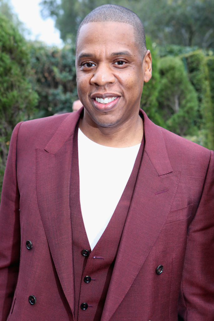 Jay-Z at a Roc Nation pre-Grammy party in 2017