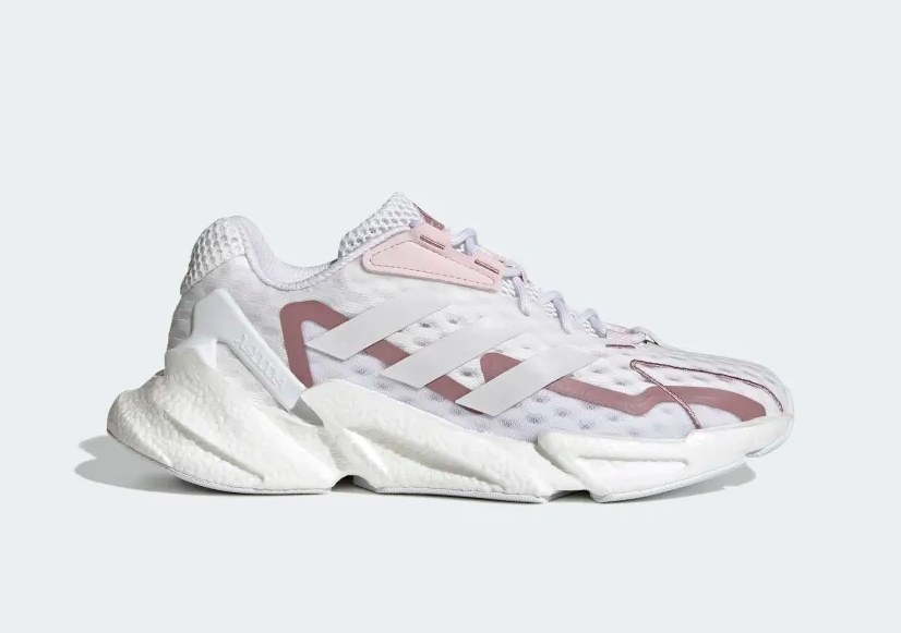 the white, pink and mauve running shoe