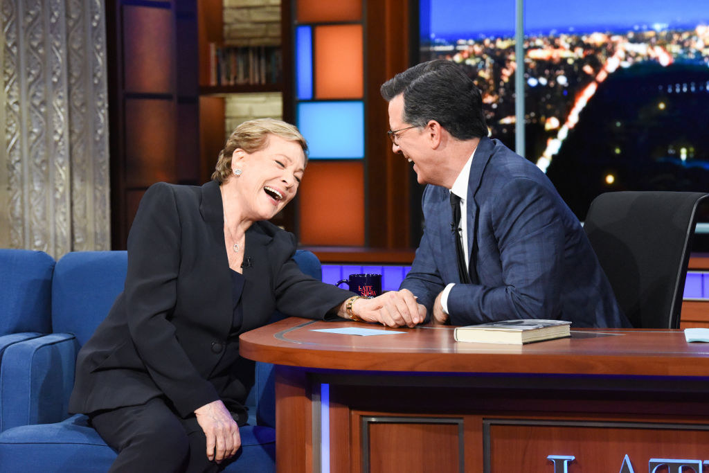 The Late Show with Stephen Colbert and guest Julie Andrews