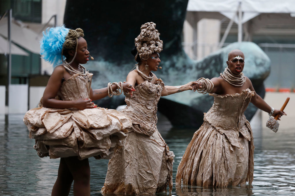 Kimberly Nichole, Nona Hendryx, and Marcelle Lashley perform