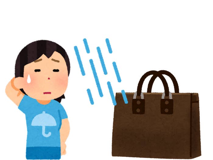 雨の日でもガンガン使える フランフランの 大容量バッグ 荷物が多い日にめっちゃ助かる