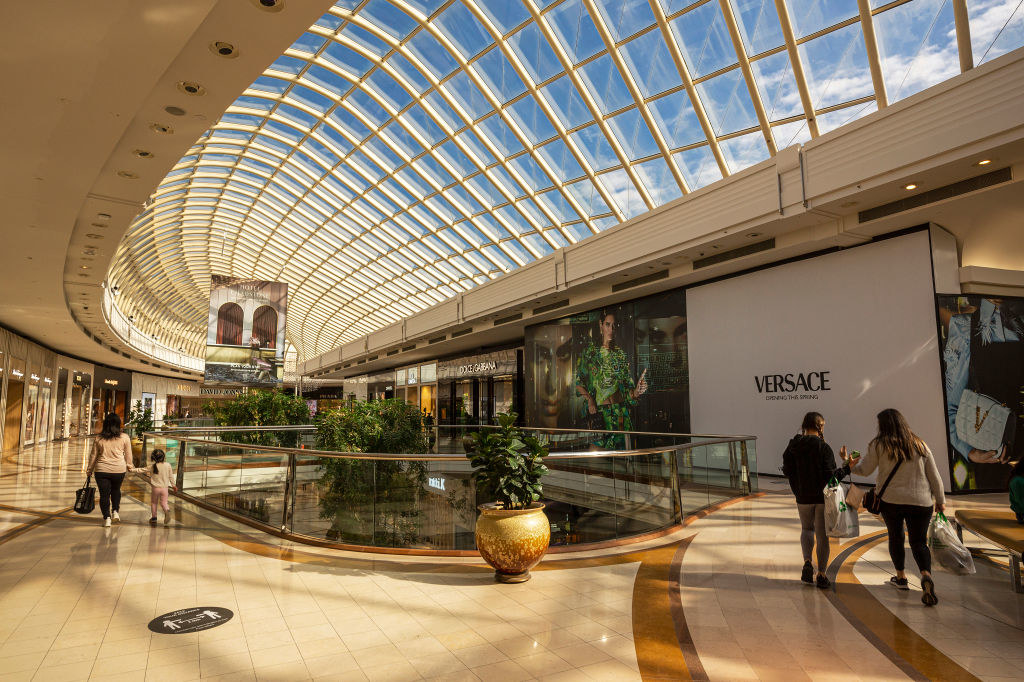 walkway in the chadstone shopping centre in australia