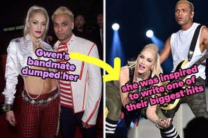 after Gwen Stefani's bandmate dumped her, she was inspired to write one of their biggest hits
