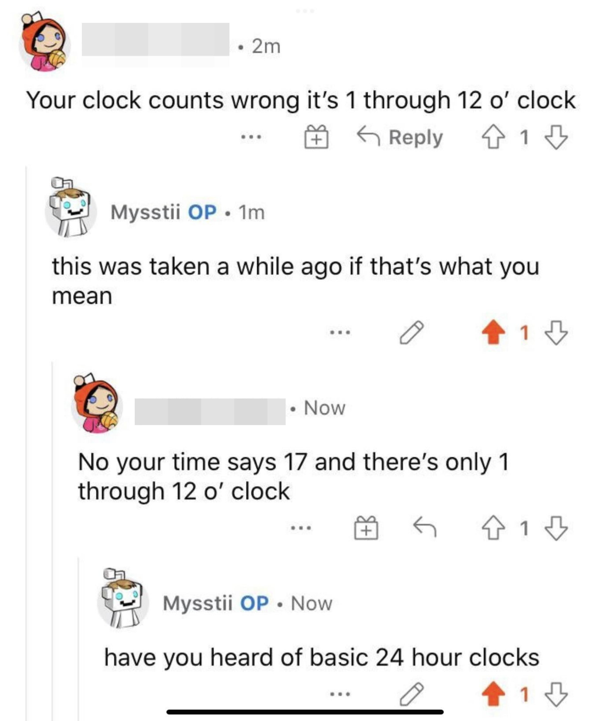 american who does not know about 24 time