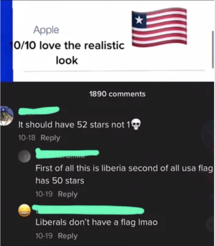 american who thinks the flag has 52 stars