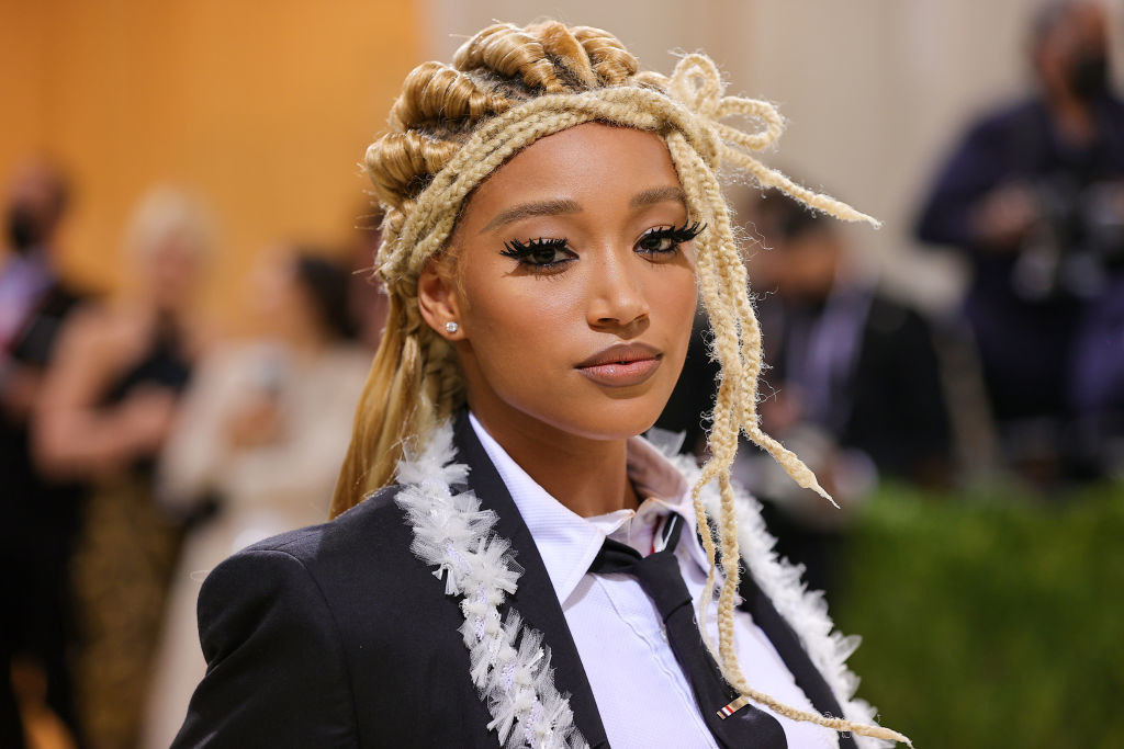 Closeup of Amandla Stenberg