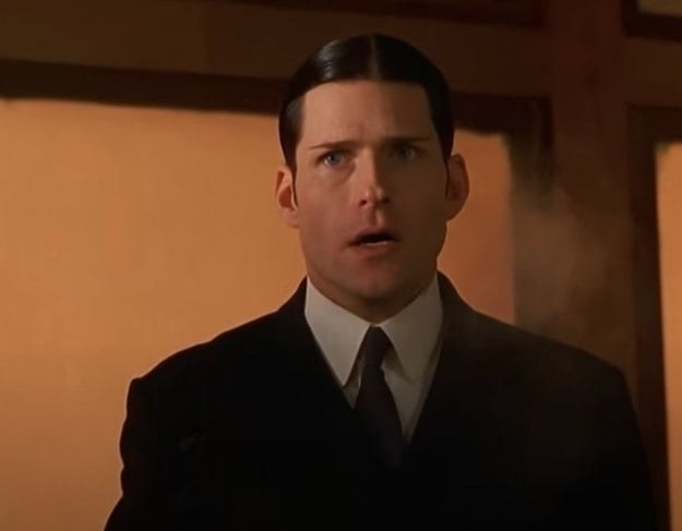 Crispin Glover as the Thin Man is spotted at a party in &quot;Charlie&#x27;s Angels&quot;